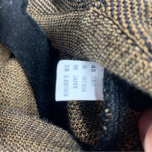 Aeffe mens small sweater pullover Italy Wool Blend Stripes Retro - Picture 7 of 13